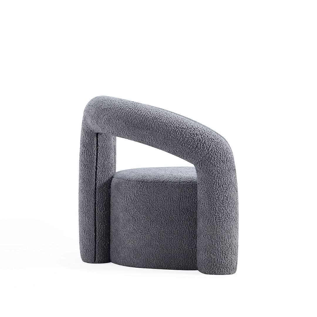 Silla decorativa Darian Boucle