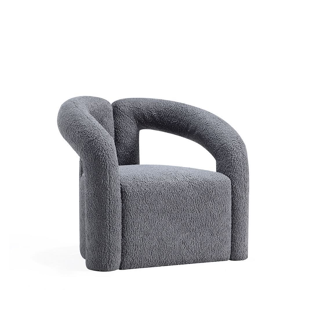 Silla decorativa Darian Boucle