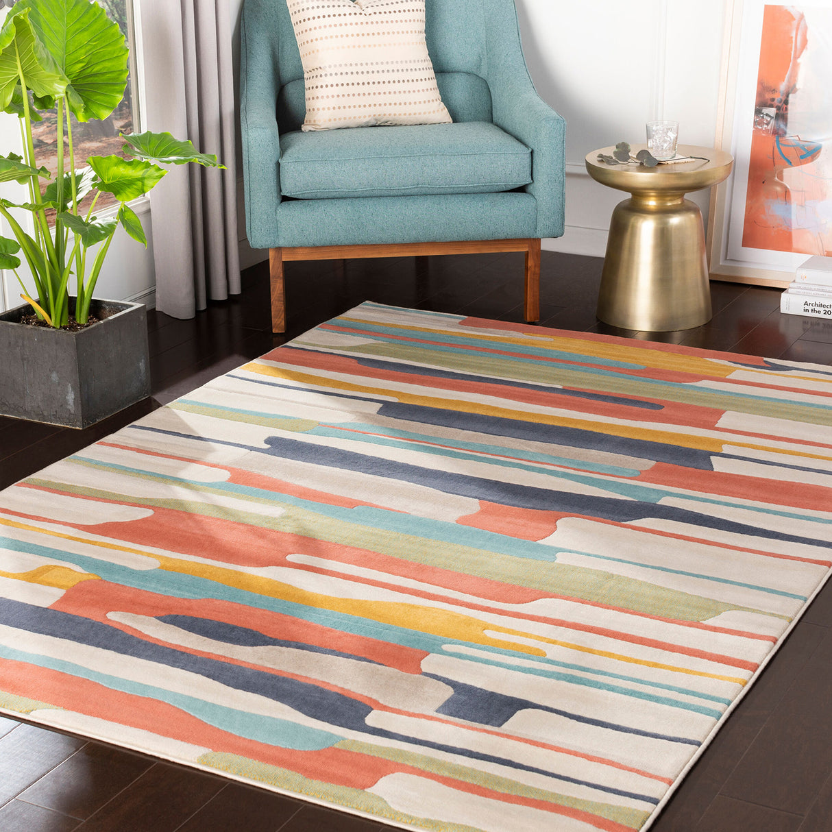 City Machine Woven Rug