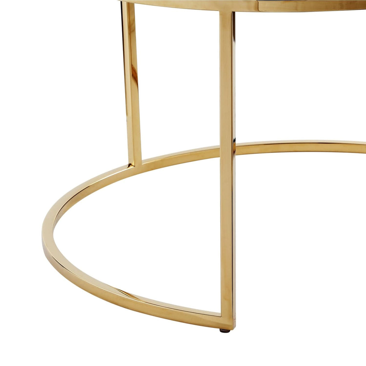 Mesa de centro nido de terciopelo Carlotta (juego de 2)