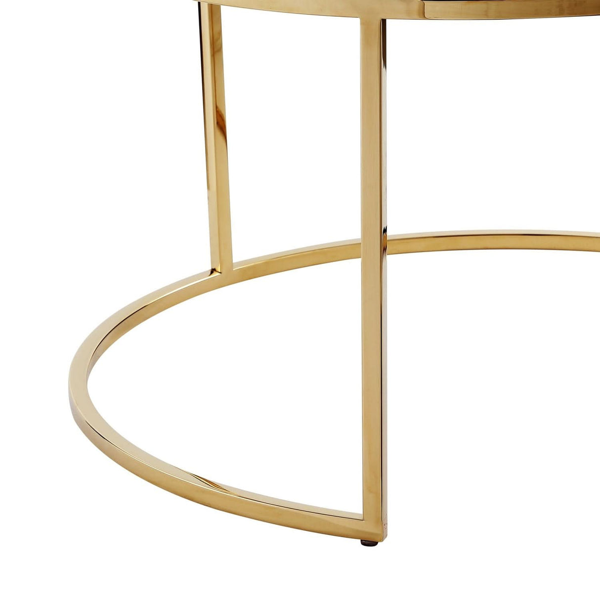 Mesa de centro nido de terciopelo Carlotta (juego de 2)