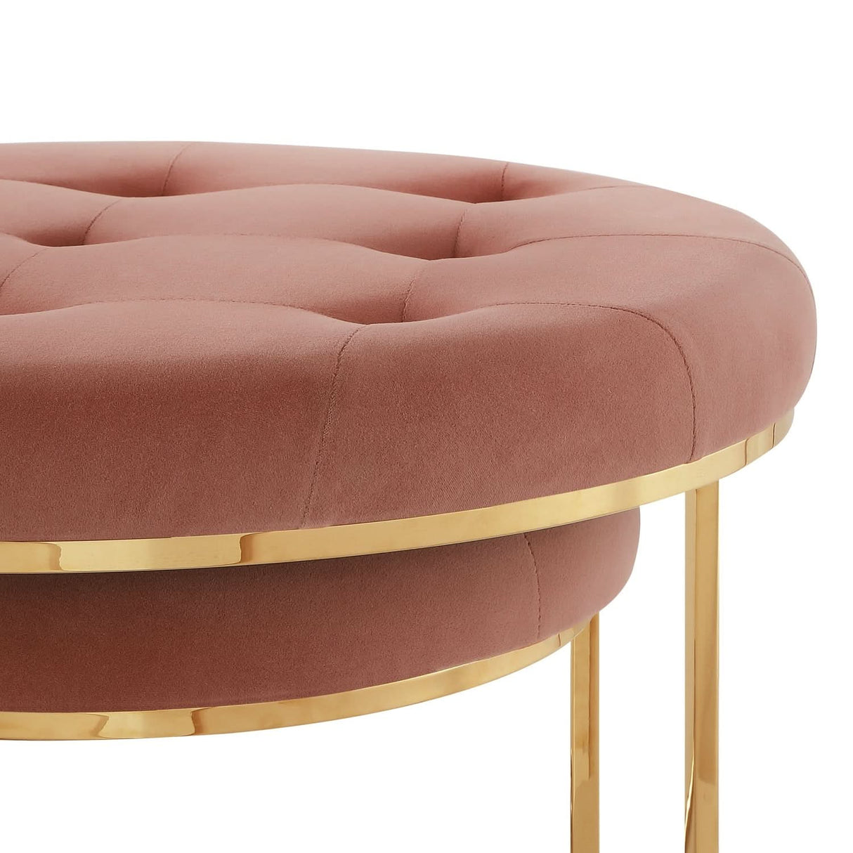 Mesa de centro nido de terciopelo Carlotta (juego de 2)