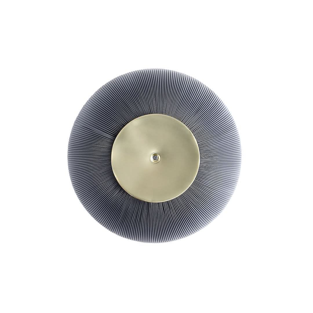 Mesa de centro moderna Anderson tapizada en cuero sintético con tablero de cerámica de imitación de mármol