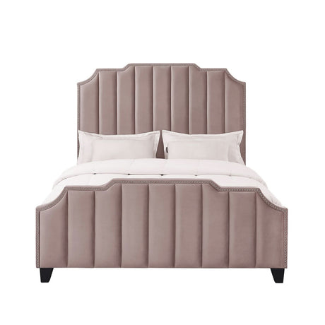 Cama de plataforma tapizada Poppy