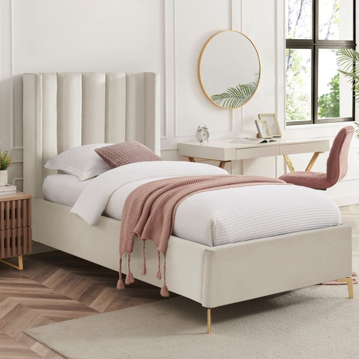 Cama de terciopelo Caliyah