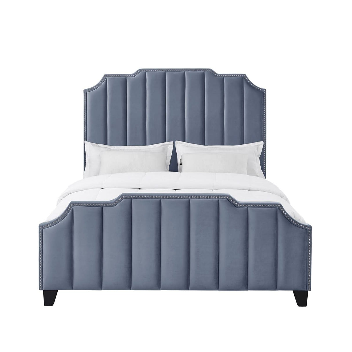Cama de plataforma tapizada Poppy