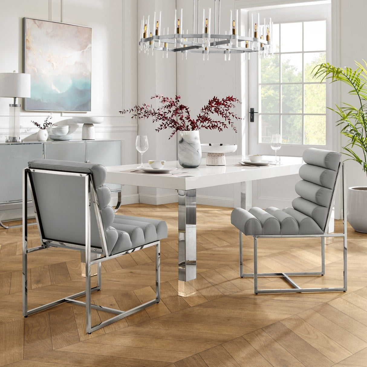 Silla de comedor sin brazos Dalia (juego de 2)