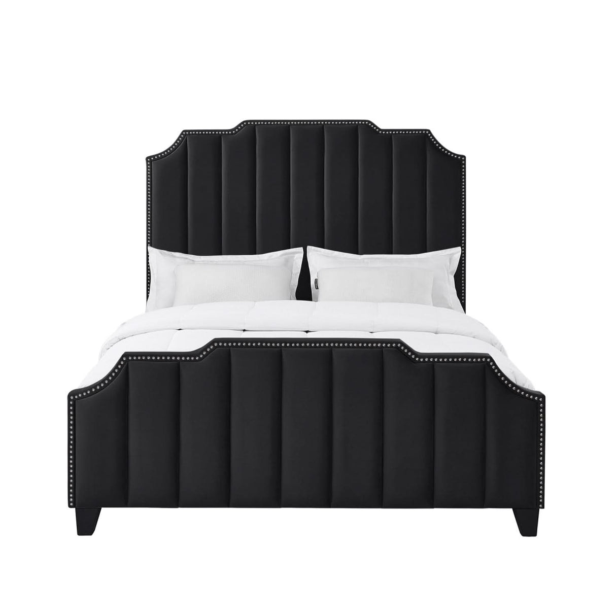 Cama de plataforma tapizada Poppy