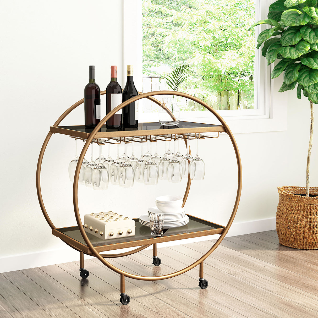 Arc Bar Cart