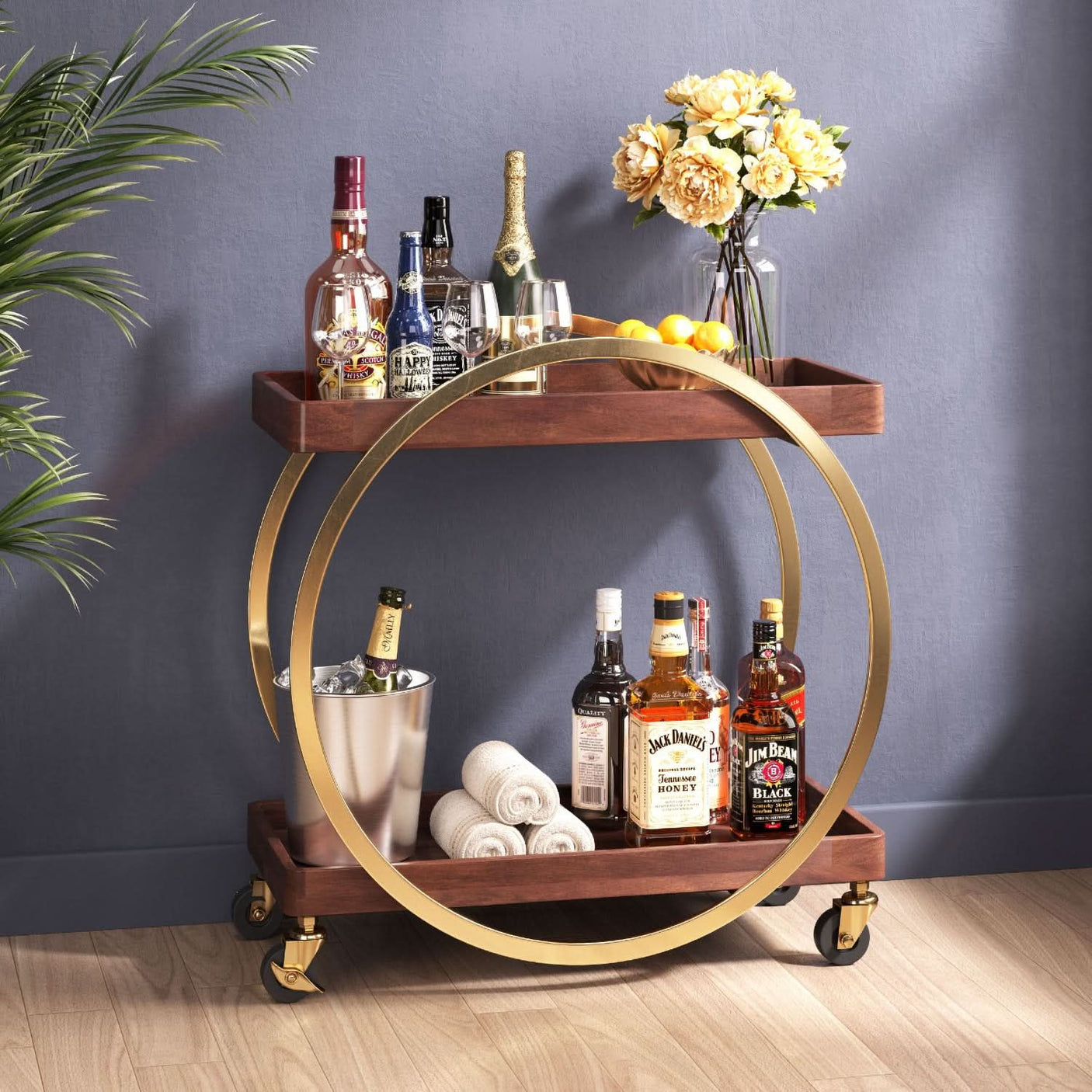 Arc Bar Cart