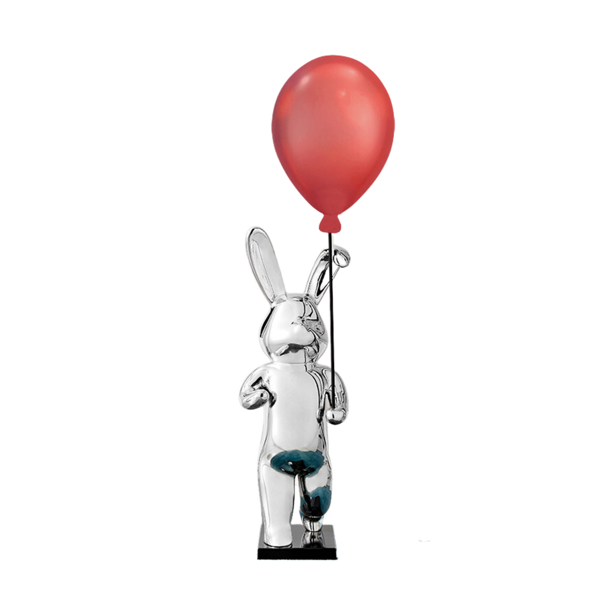 Chrome Bunny Balloon