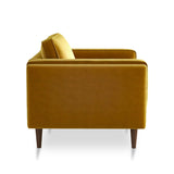 Saffron Velvet Lounge Chair