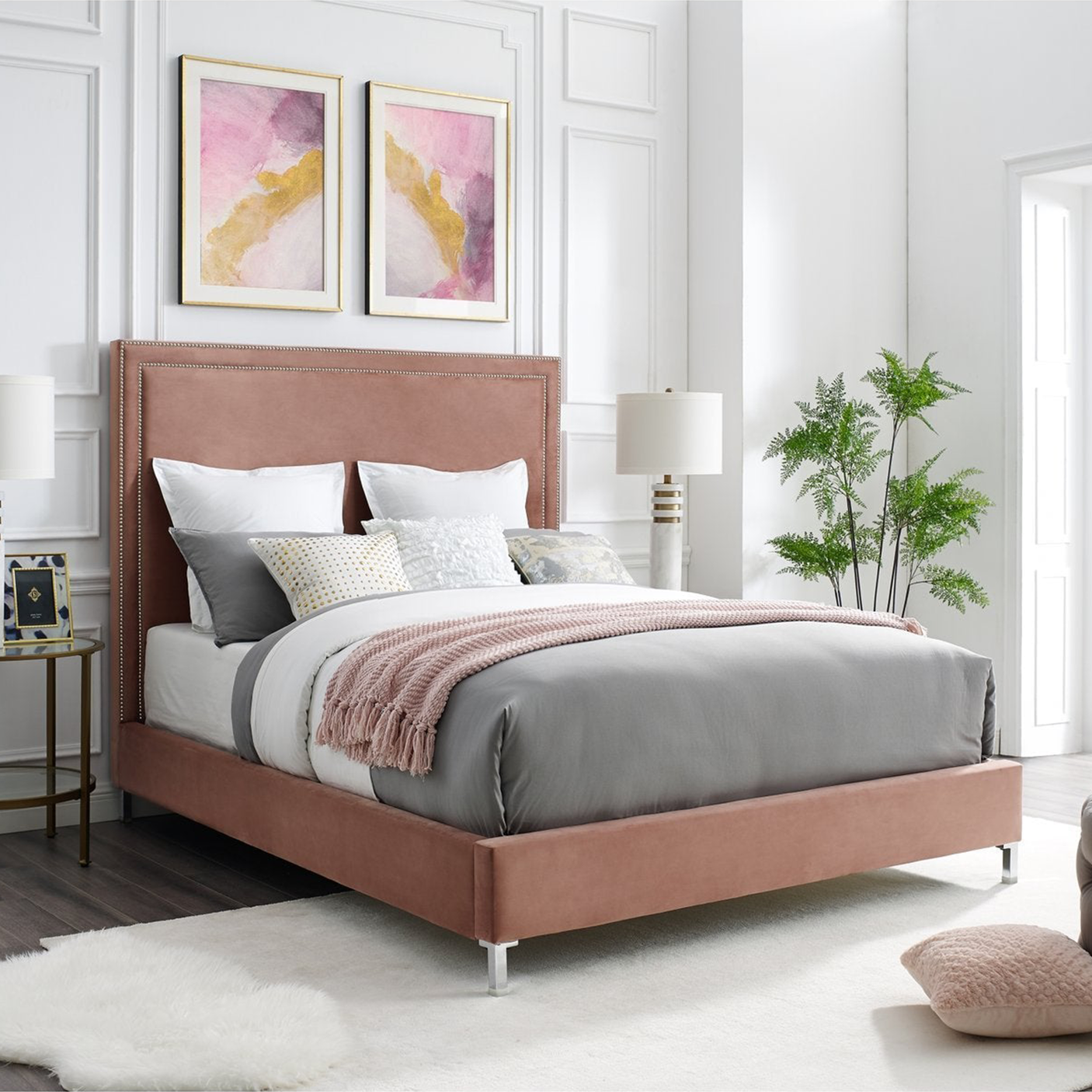 Monroe Velvet Bedframe