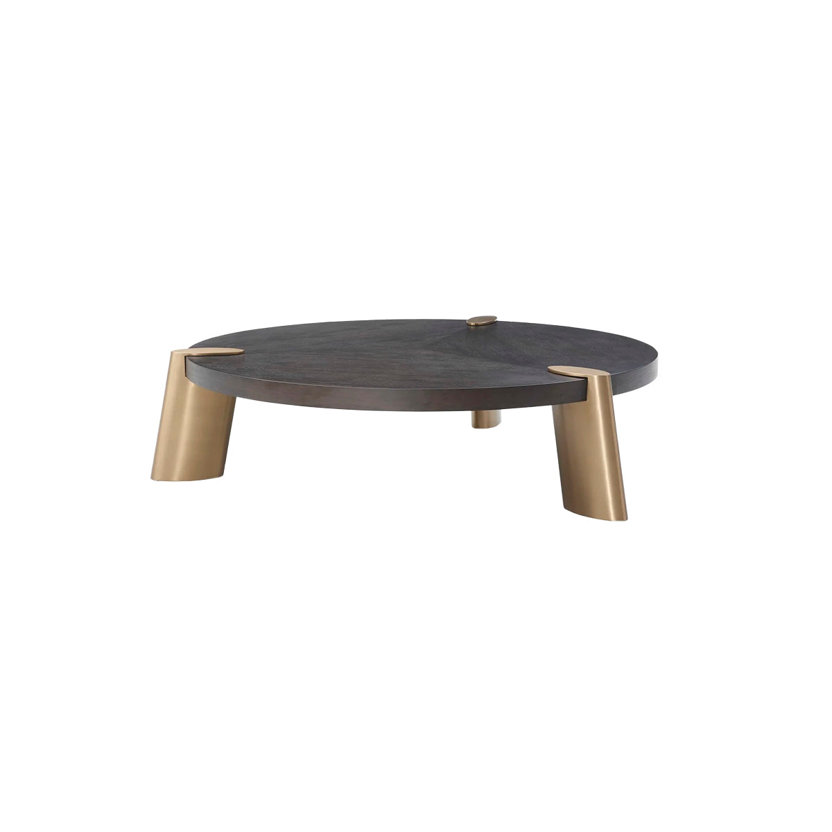 Wenge Veneer Stainless Steel Coffee Table