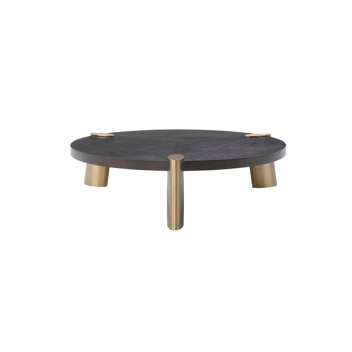 Wenge Veneer Stainless Steel Coffee Table