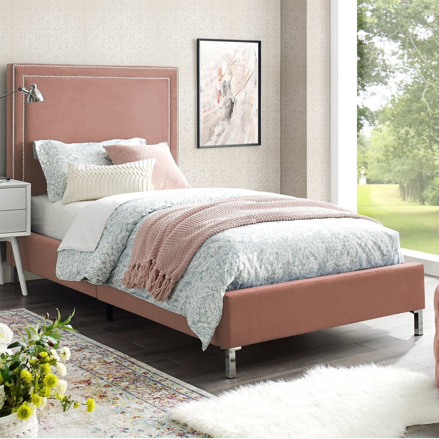 Monroe Velvet Bedframe