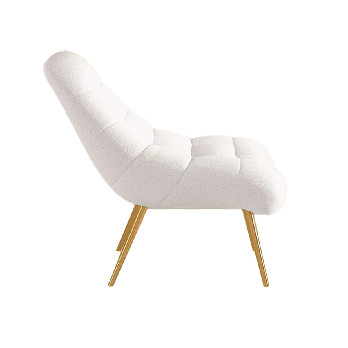 Camille French Boucle Lounge Chair