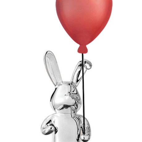 Chrome Bunny Balloon