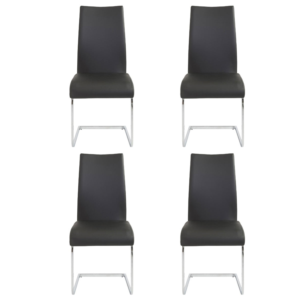 Cantilever Dining Chairs (Set of 4)