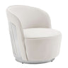 Luxe Elegance Swivel Accent Chair