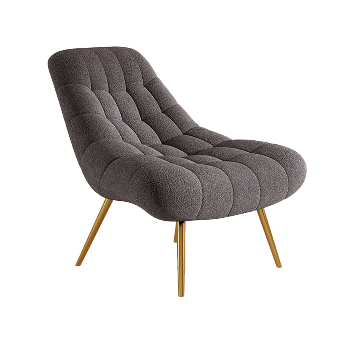 Camille French Boucle Lounge Chair