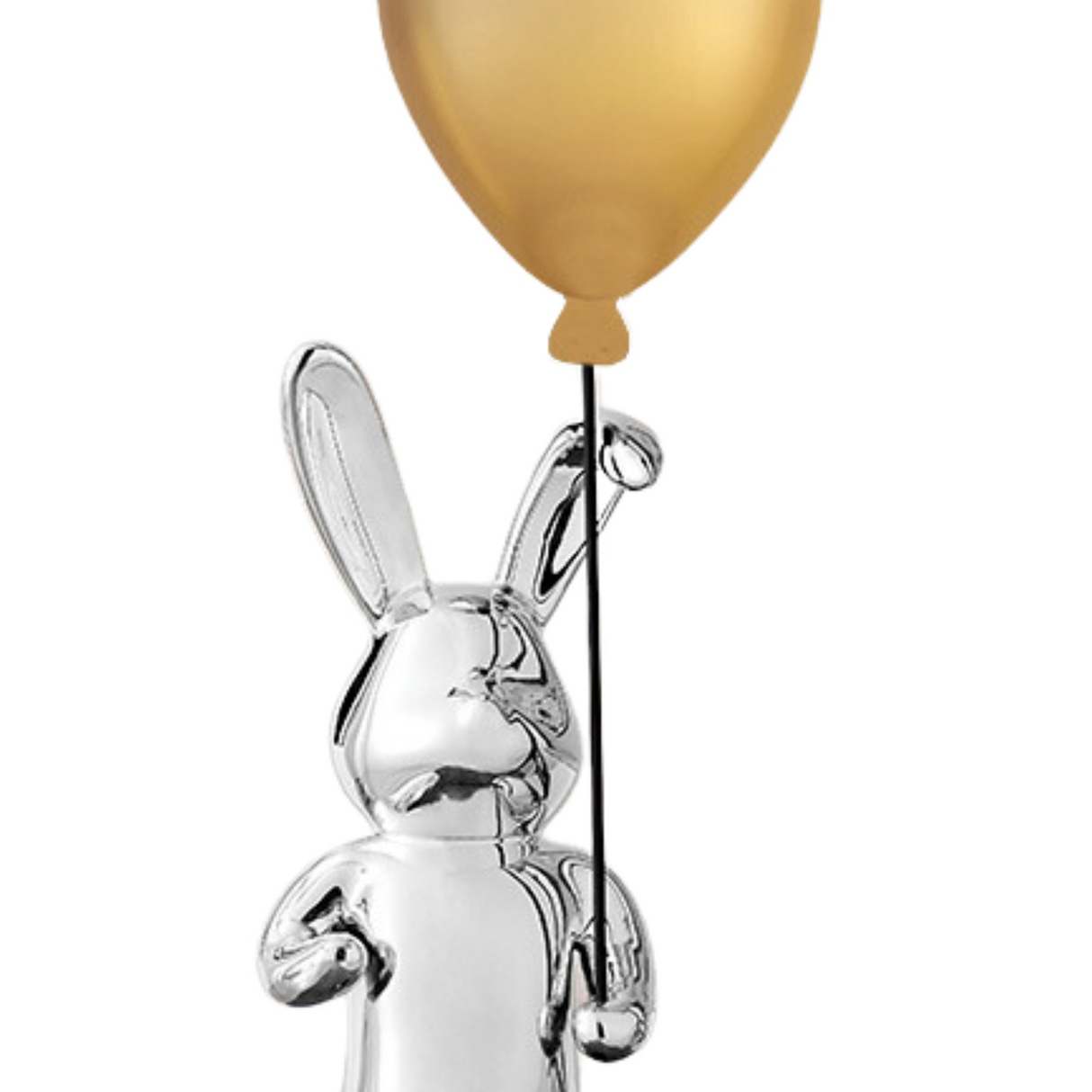 Chrome Bunny Balloon