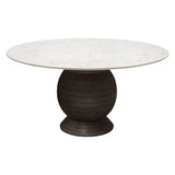 Ashe Round Marble Dining Table