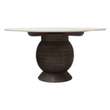 Ashe Round Marble Dining Table