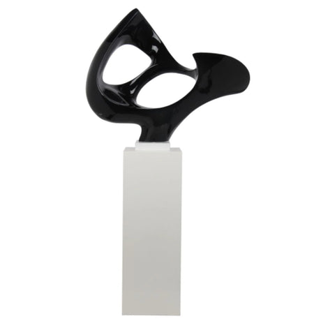 Abstract Mask Floor Sculpture 54"