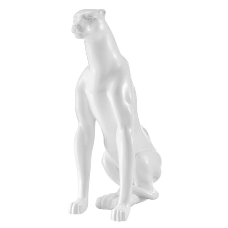 Boli Sitting Panther Sculpture