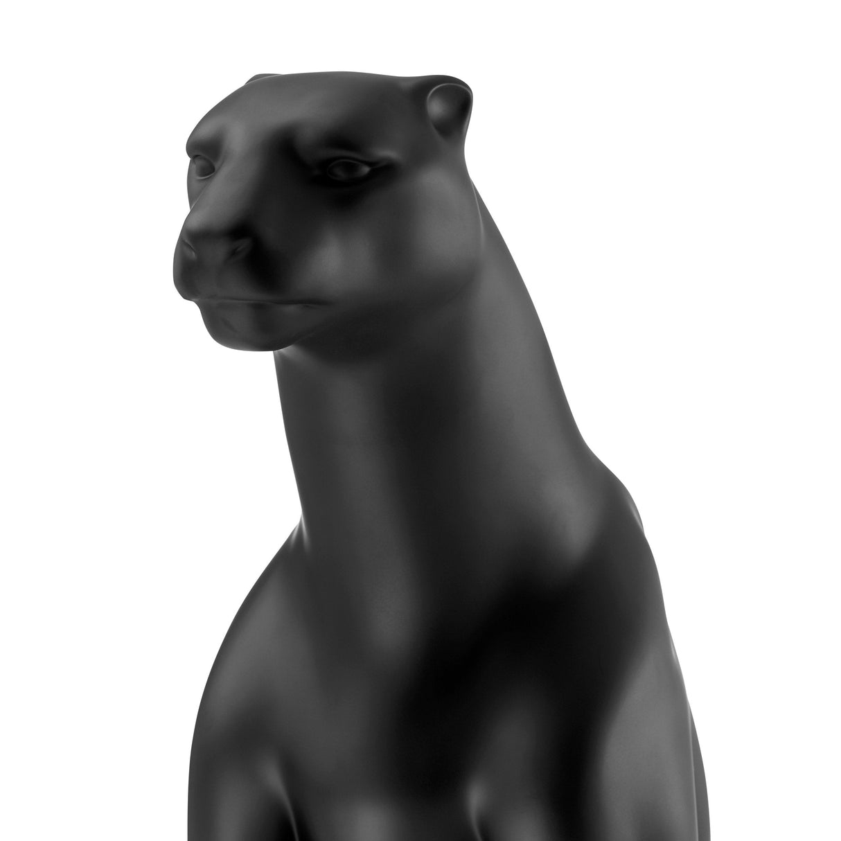 Boli Sitting Panther Sculpture