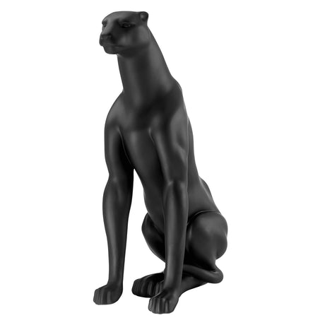 Boli Sitting Panther Sculpture