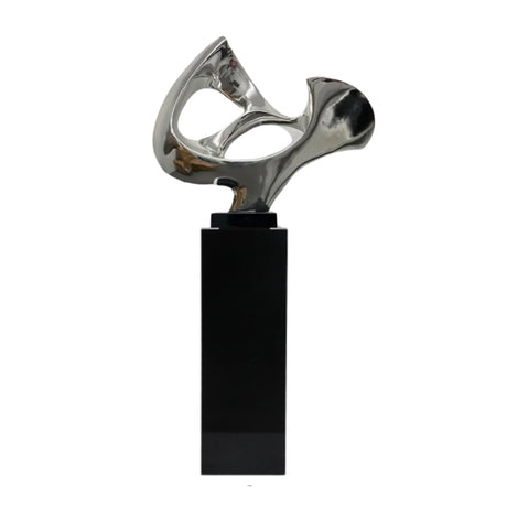 Abstract Mask Floor Sculpture 54"