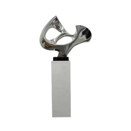 Abstract Mask Floor Sculpture 54"
