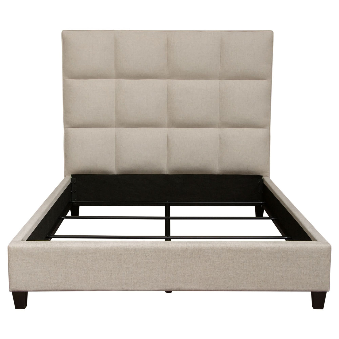 Devon Grid Tufted Bed