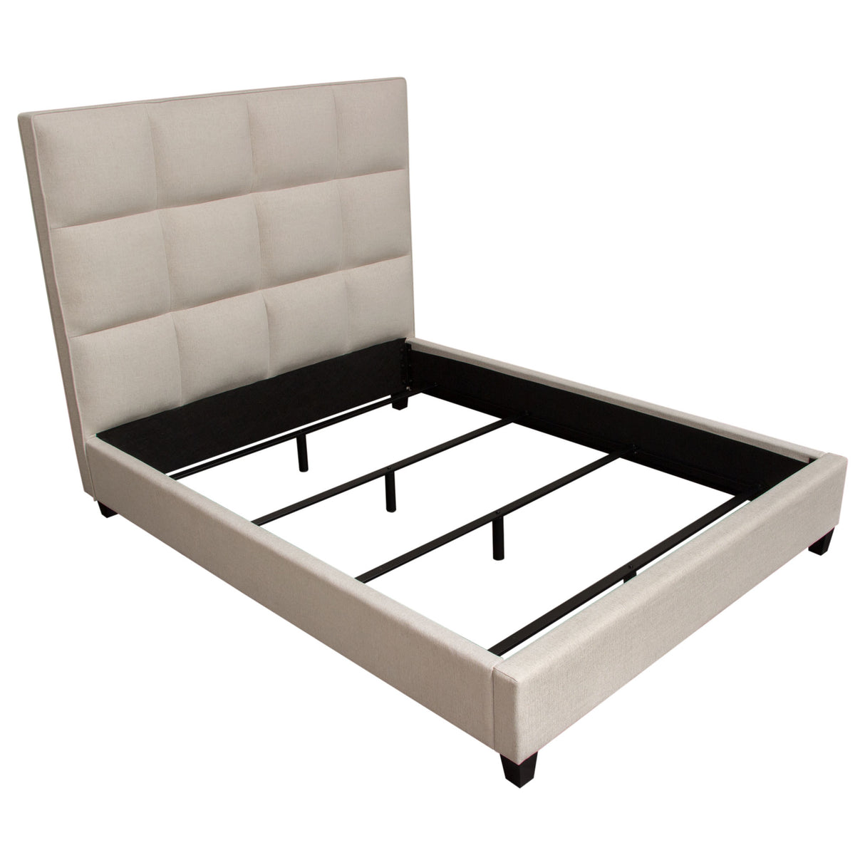 Devon Grid Tufted Bed