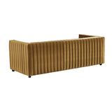 Conrad Channel Tufted Velvet Sofa