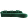 Elijah Japandi Style Curvy Sectional Sofa