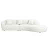 Elijah Japandi Style Curvy Sectional Sofa