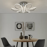 Flower Petal Flush Mount Lamp