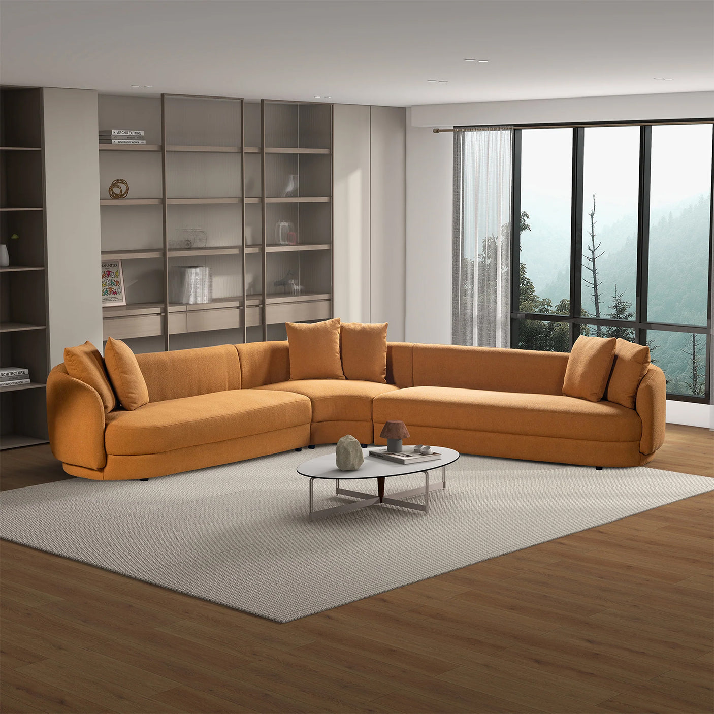 Mercer Boucle Corner Sectional