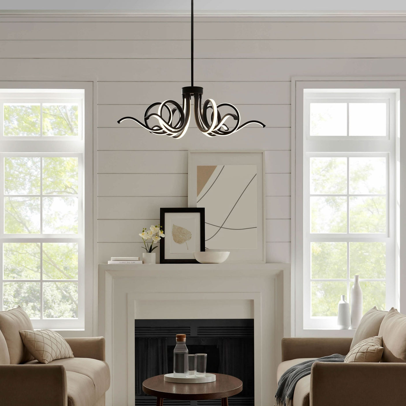 Magnolia LED Adjustable Chandelier