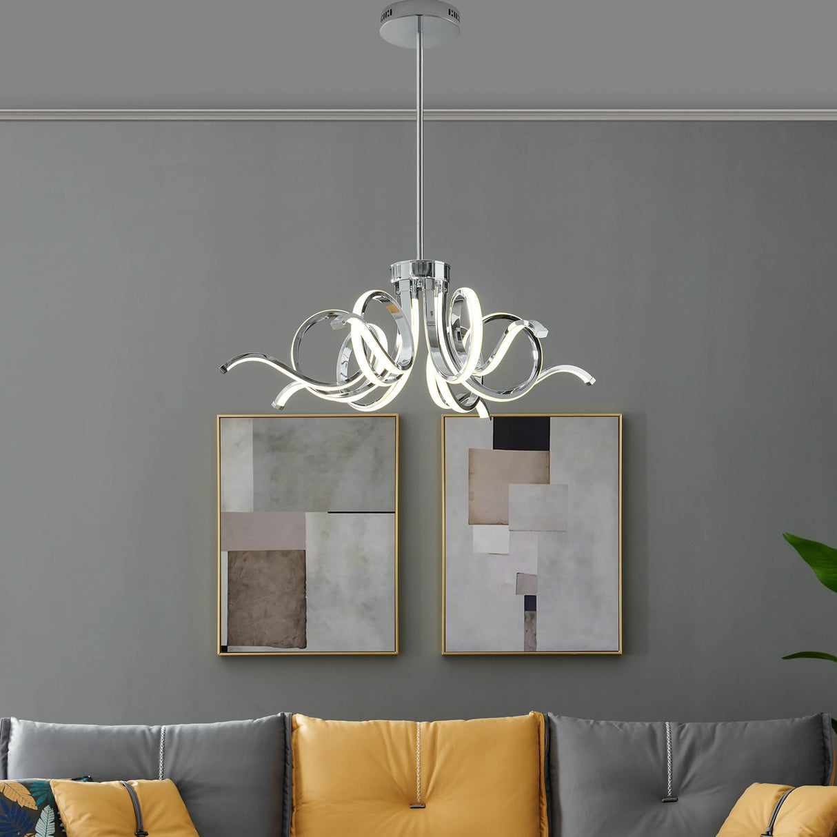 Magnolia LED Adjustable Chandelier