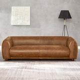 Detroit Boucle Leather Sofa