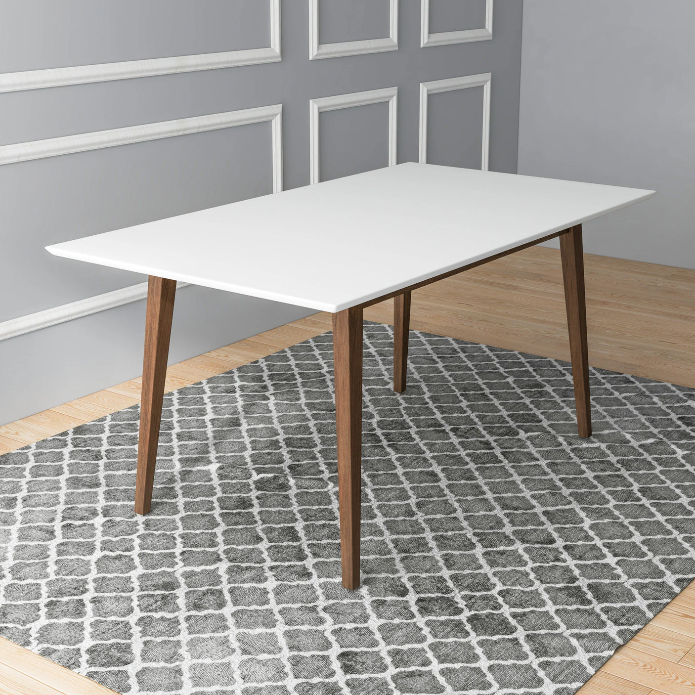 Shelby Modern Dining Table 63"