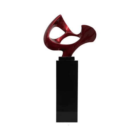 Abstract Mask Floor Sculpture 54"