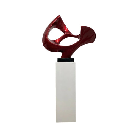 Abstract Mask Floor Sculpture 54"