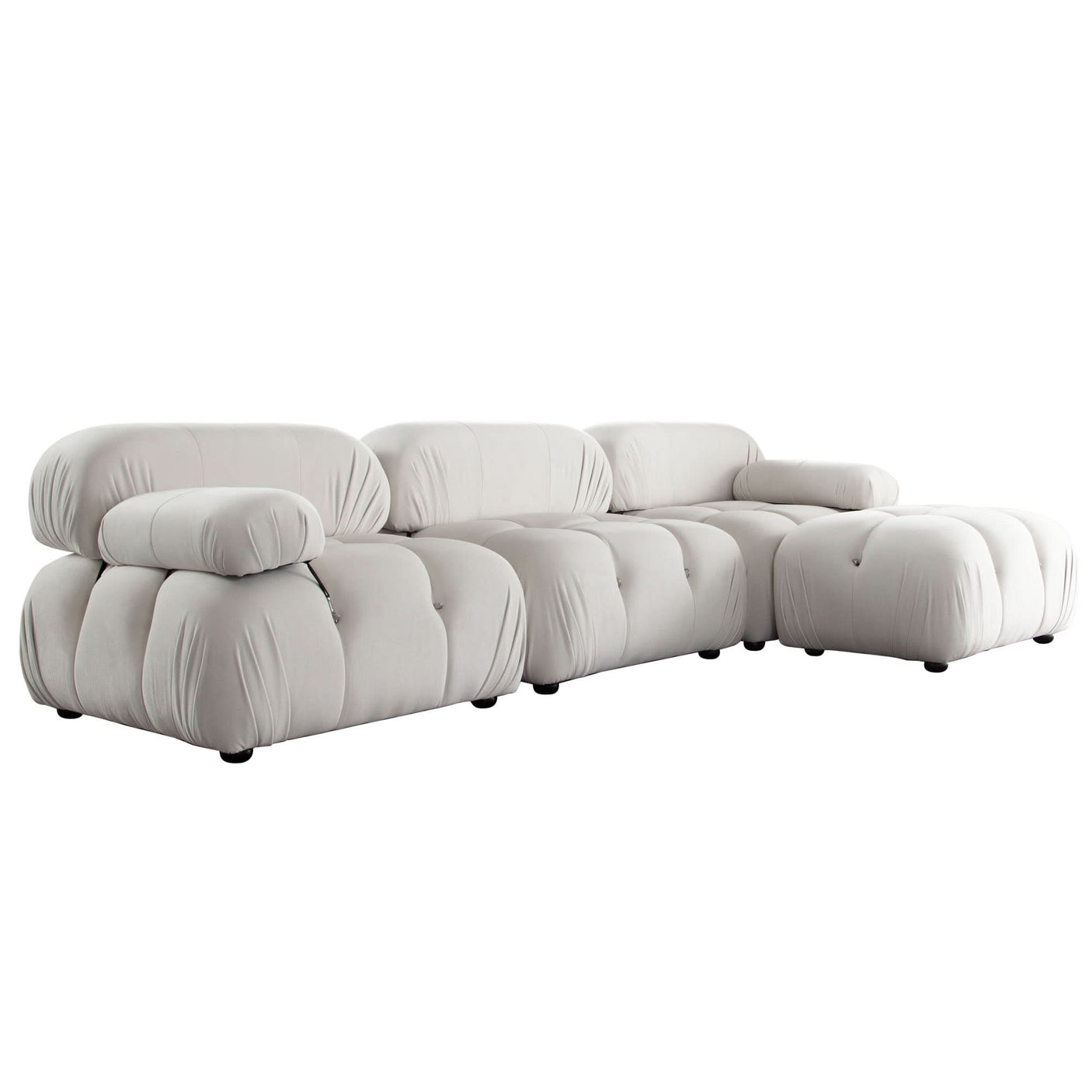 Chaise reversible modular de 4 piezas Paloma