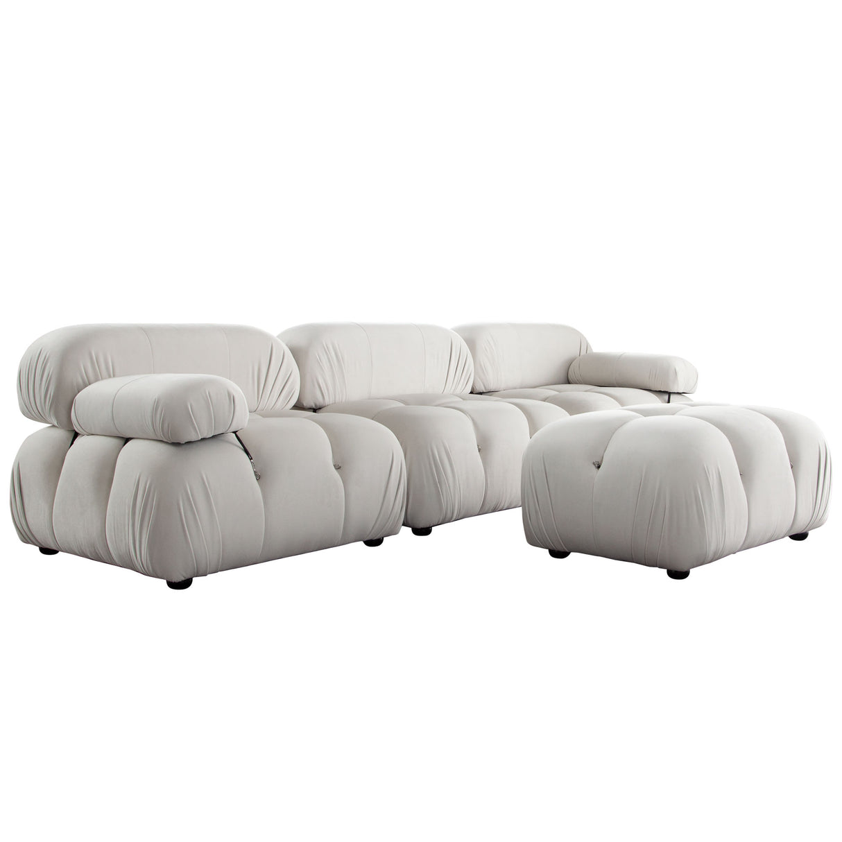 Paloma 4PC Modular Reversible Chaise Sectional