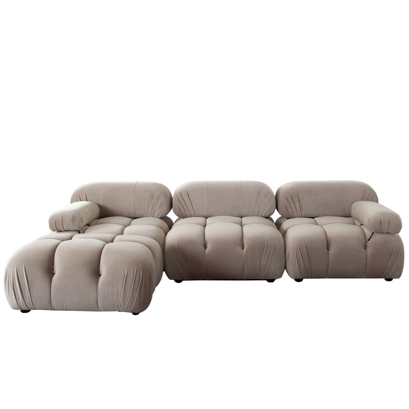 Chaise reversible modular de 4 piezas Paloma